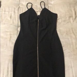 Black mini dress